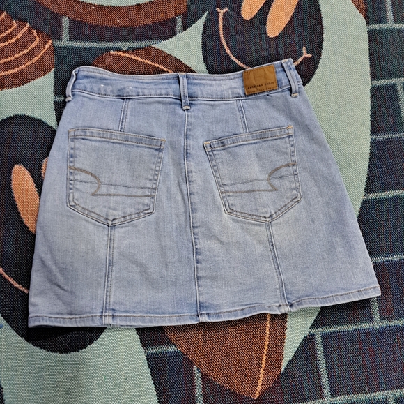 💥3/$25💥AMERICAN EAGLE DENIM MINI SKIRT-4 - Picture 2 of 5